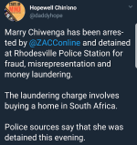 Marry Chiwenga Arrested.png
