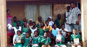 Gifty Dery Cheers Nandom with School Gear.webp