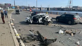 Big crash on Ushakovskaya leaves two hurt.webp