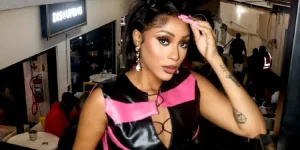 Nadia Nakai doubles down on her outfit.webp