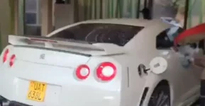 Godzilla GTR Wipes Out at Busabala Flyover.webp