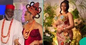 Tola Odunsi Weds Enado and Shows Off Baby Bump.webp