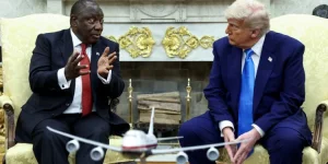 Ramaphosa Humiliated by Trump Leaves Africa Outraged.webp