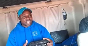 DJ Gono Turns Truck Cab into Roving Radio Party.webp