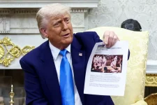Trump Caught Peddling Fake Congo Burial Photo.webp