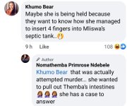 Khumo Bear and Nomathemba Primrose Ndebele Post About Susan Mutami and Temba Mliswa.jpg