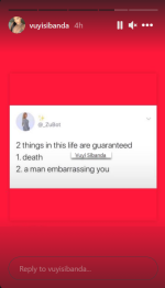 Vuyisile C. Sibanda IG Post About Zim Men.png