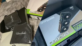 Micro Center Shopper Finds Backpacks in ZOTAC 5090 Box.webp