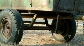 Plumtree Donkey Cart Horror Traps Villager in Wreck.webp