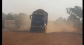 Timber Truck Overturn Kills Woman in Bibiani.webp