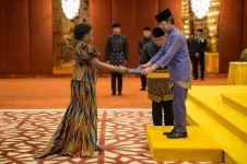 Uganda Ambassador Presents Credentials to Brunei Sultan.webp