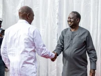 Ruto and Raila Attend Third National Executive Retreat in Kajiado.webp