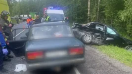 Two killed in head-on collision on Magistralnaya highway in Vsevolozhsk.webp