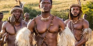 Shaka iLembe's wardrobe team made 6,000 G-strings for authenticity.webp