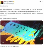 CD Projekt Red delays Cyberpunk 2077 Update 2.3 indefinitely.webp