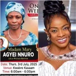 Gospel singer Asamoah loses mother at 80, July 3 observance set.webp