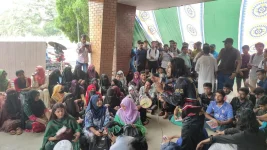 Rajshahi University students occupy the administration block demanding nine-point reforms.webp