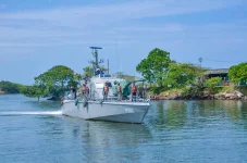 Sri Lanka Navy rescues two fishermen after trawler capsizes off Galle coast.webp