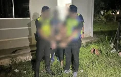 Man arrested for assault and threatening wife with axe and knife in Tawau.webp