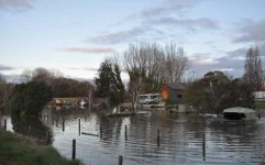 Flooding Surrounds Riwaka Homestead and Prompts Motorhome Evacuations.webp