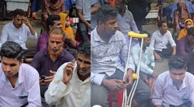 Protesters Block Chief Adviser's Residence Demanding July Declaration.webp