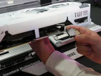 ASUS Debuts TUF Gaming RTX 5070 Ti BTF White With Detachable Power Connector.webp