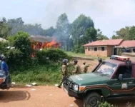 Mob Burns Police Station as Tension Escalates Over Teacher's Death.webp