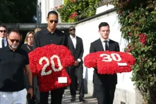 Liverpool stars attend the funeral of Diogo Jota and his brother Andre in Portugal.webp