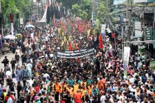 Ashura procession honors Imam Hussain with tight security in Dhaka.webp