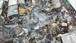 Sixteen shops gutted in Konabari kitchen market fire in Gazipur.webp