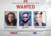 Igho Ubiribo and Daniella Simba Allen are wanted by National Drug Law Enforcement Agency.jpeg