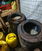 Murkomen fumes as Maji Mazuri raid uncovers 300 litres of illicit brew.webp