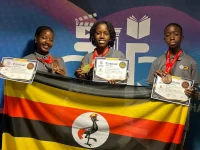 London elites give Ugandan teen a gold medal for a drawing of hunger.webp