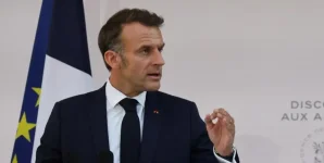 Macron panics Paris with €64bn defence blitz to trap Putin.webp