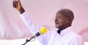 Museveni shames Ugandans for homestead poverty at Namboole Stadium, PDM.webp