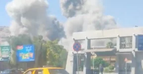 Israeli airstrike hits Syrian army HQ in Damascus, region on brink.webp