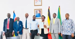 King Ceasor University granted a charter by Museveni in Kampala, Uganda.webp