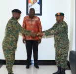 Uganda army plants Lt. Col. Hatangimana at NEC as Buryomunda exits.webp