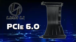 Lian Li hybrid PCIe 5.0 6.0 riser cable teases GPU power in Korea.webp