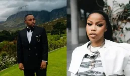 L-Tido and Anele Zondo stir social media with surprise podcast kiss.webp