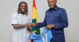 Minister Kofi Adams laments losing Jeremy Doku to Belgium.webp