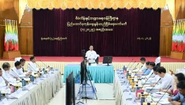 Myanmar minister U Win Shein pledges K688 billion in agriculture loans.webp