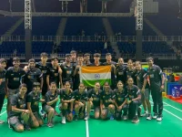 India advances to the Badminton Asia Junior Mixed Team Championship quarterfinals with a domi...webp