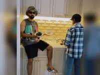Diljit Dosanjh shares a fun-filled Instagram video and greets paparazzi after Sardaar Ji 3 co...webp