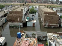 Monsoon floods in Pakistan kill 202, with children among the hardest hit.webp