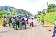 Gachagua allies tear-gassed and blocked from holding rally in Subukia, Nakuru.webp