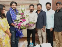 Dulquer Salmaan meets Telangana CM Revanth Reddy to thank him for the Gaddar State Film Award...webp