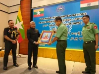 India trains Myanmar officers in UN peacekeeping at Naypyidaw with CUNPK team.webp