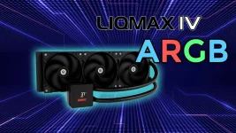 Enermax LIQMAX IV ARGB 360mm cooler debuts in China with rotatable display.webp