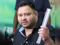 Tejashwi Yadav accuses Election Commission of manipulating voter verification, hints at elect...webp